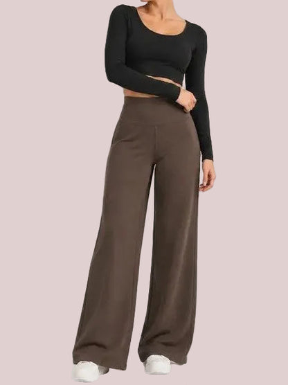 Women's Winter Thermal Wide Leg Pants