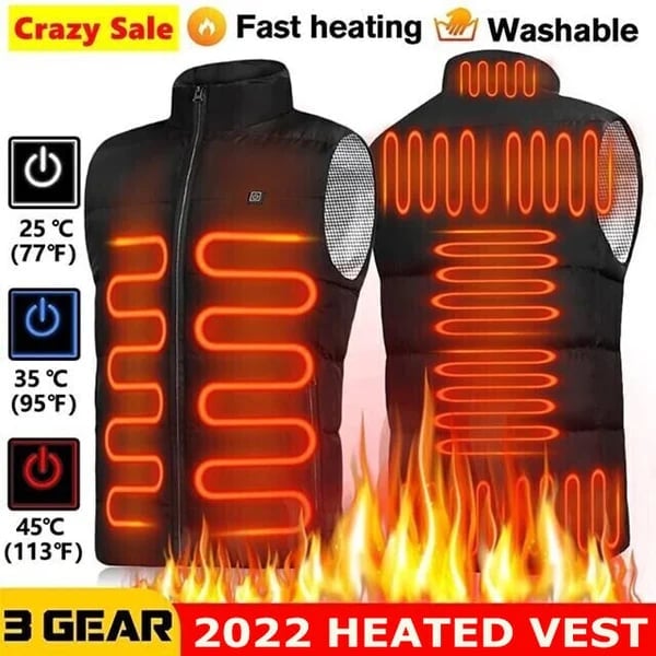 New Unisex Warming Heated Jacket/Vest🧥(Without rechargeable battery)
