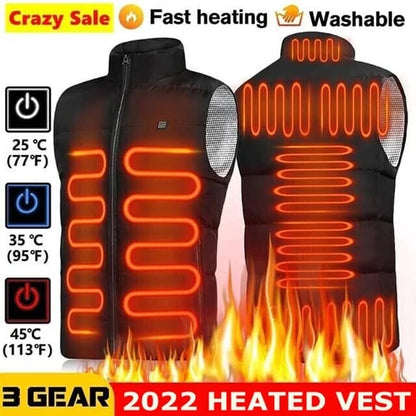 New Unisex Warming Heated Jacket/Vest🧥(Without rechargeable battery)