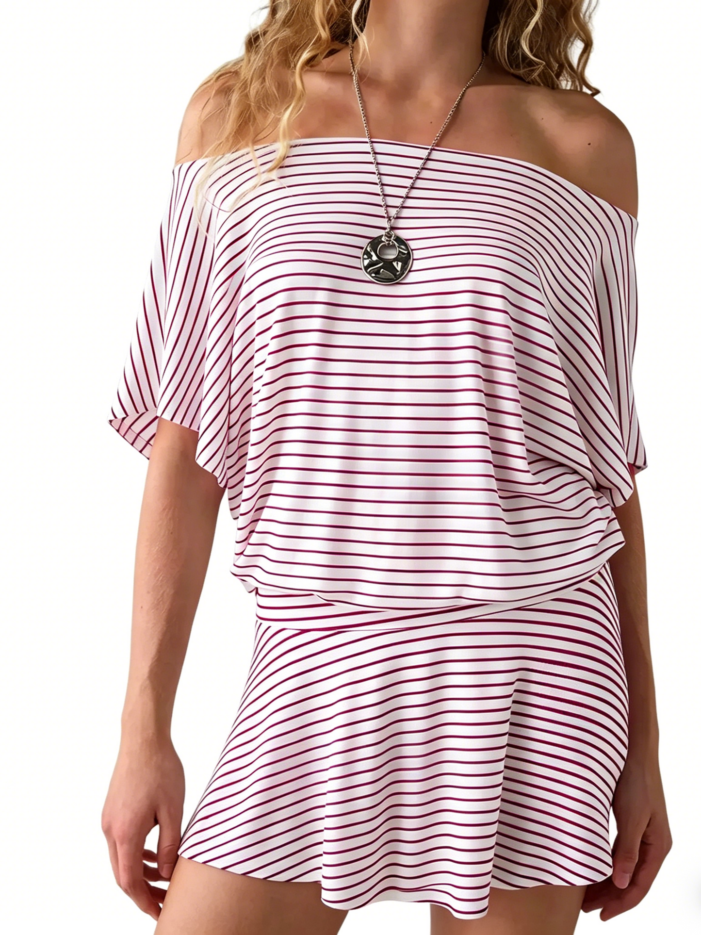 2026 Women's Vibe Sports Off-Shoulder Dress