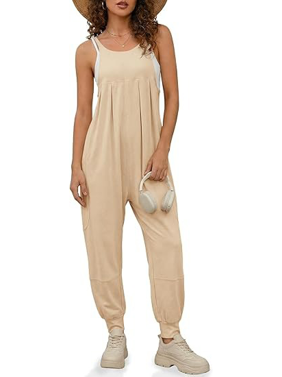 Adjustable Spaghetti Strap Casual Jumpsuit Romper