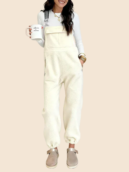 Women's Fleece Winter Casual Jumpsuit