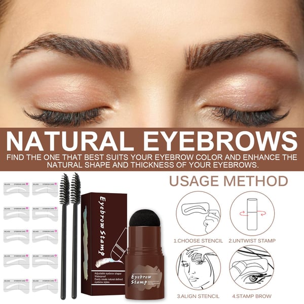 🔥🔥 Perfect Brows Stencil & Stamp Kit