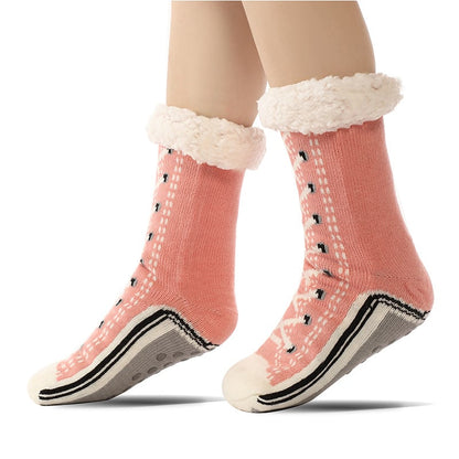 🔥Ultra-thick Cashmere Slipper Home Socks