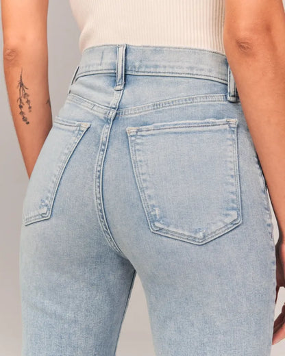 Ultra High Rise Stretch Flare Jeans