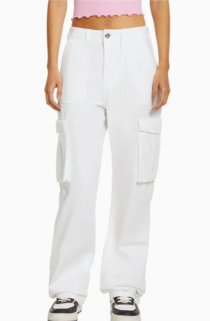 Adjustable Straight Fit Cargo Pants