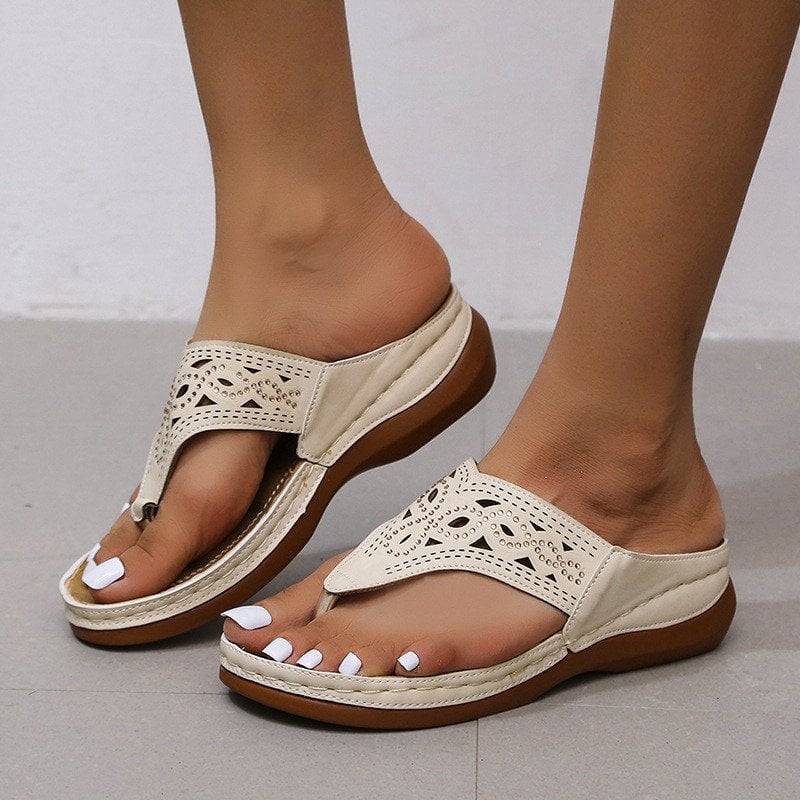 [Last Day 50%OFF] - Soft Bottom Massage Orthopedic Flip-Flops