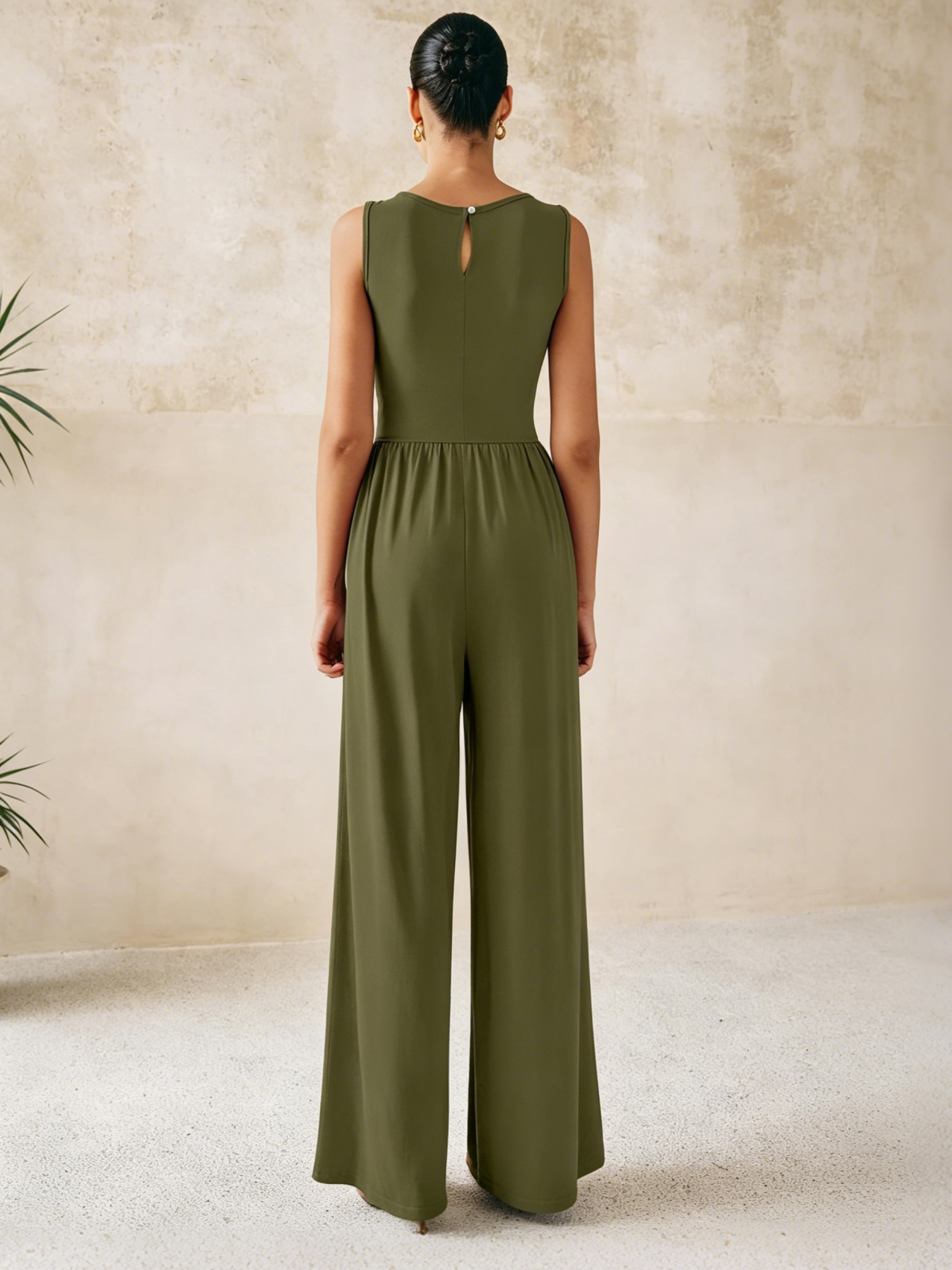 Women's Relaxed Fit Casual Daily Wear Jumpsuit