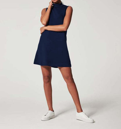 Solid Color Sleeveless Loose Dresses With Pockets