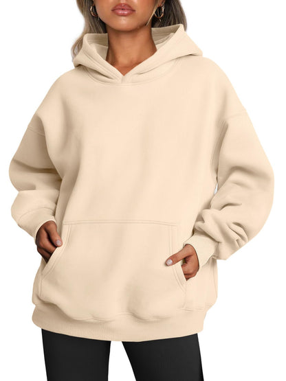 Women's Oversized Fleece Hooded Sweatshirt