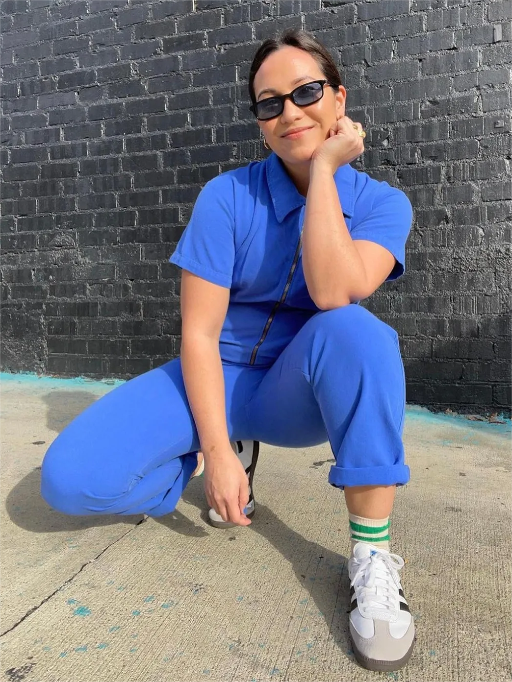 Cropped Utility Jumpsuit