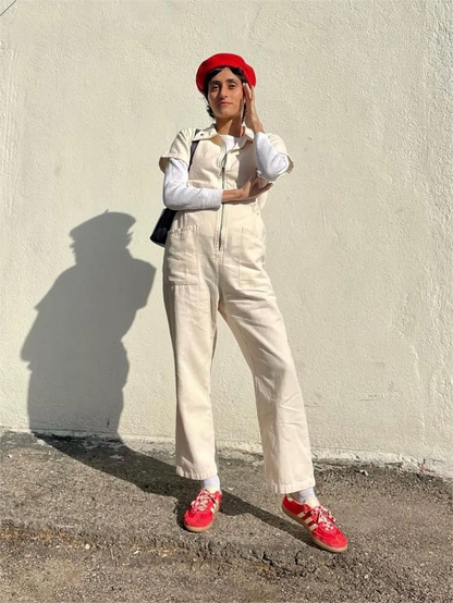 New Women's Utility Jumpsuit