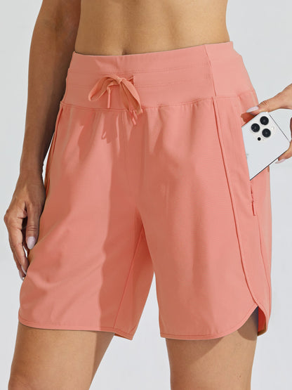 Women's 7 Inseam Athletic High Wasistband Shorts