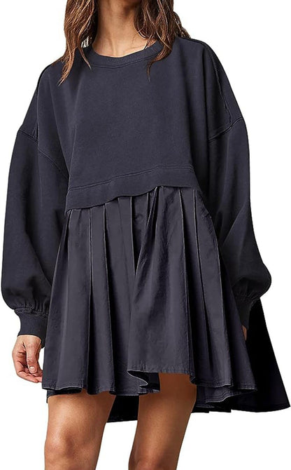 New Women's Oversized Sweatshirt Dress