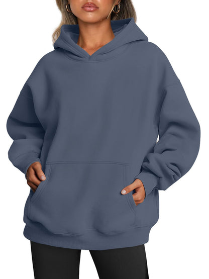 Women's Oversized Fleece Hooded Sweatshirt