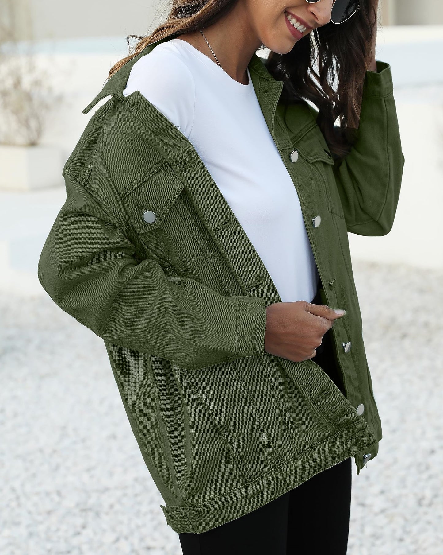 Women's Classic Button Down Denim Jacket