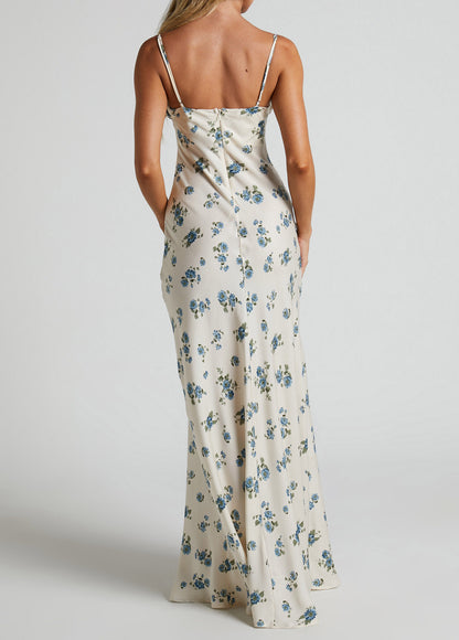 Women Maxi Dress In Cream (Last Day Promotion 50% OFF)