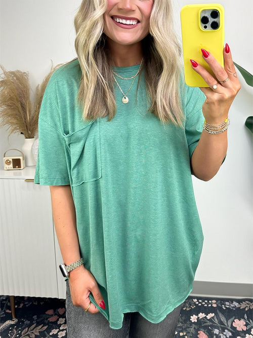 Women's Raw Edge Boxy Tee