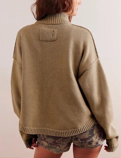 Wommen's Button Down Knit Sweater Cardigan