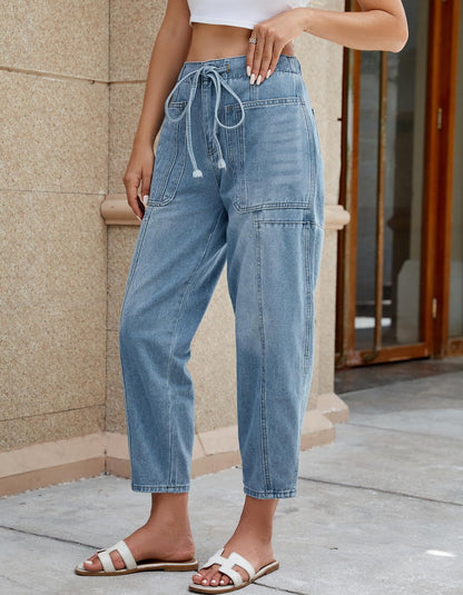 Women's High Rise Vintage Barrel Jeans