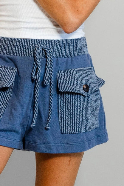 Women's High Rise Pockets Cargo Shorts