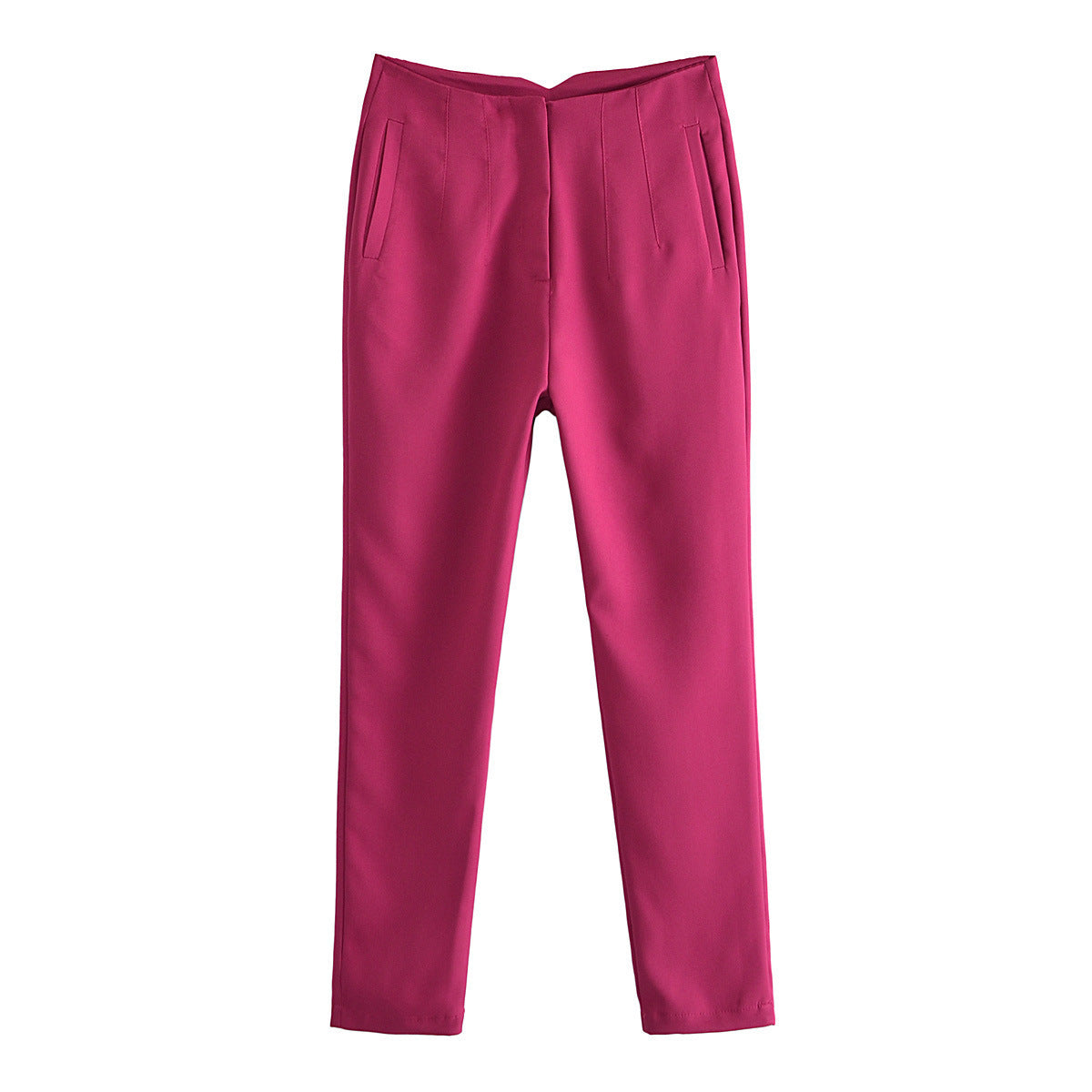 Multi-line Temperament High Waist Trousers