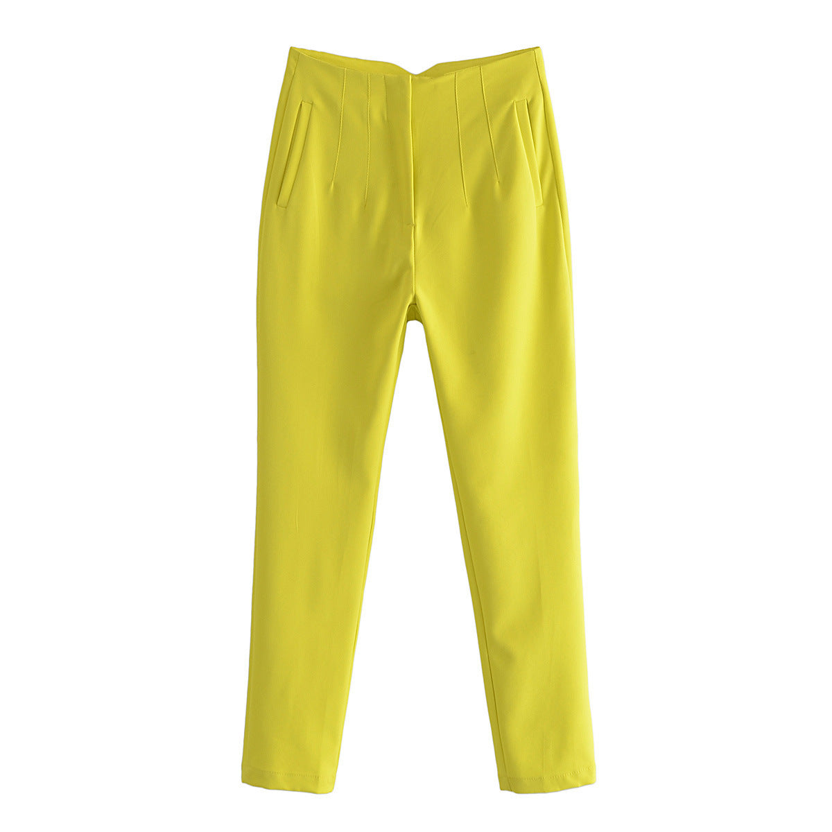 Multi-line Temperament High Waist Trousers