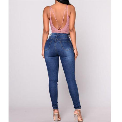 Slimming High Stretch Jeans
