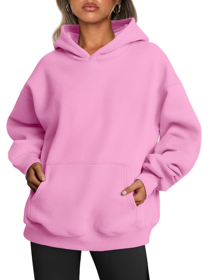 Women's Oversized Fleece Hooded Sweatshirt