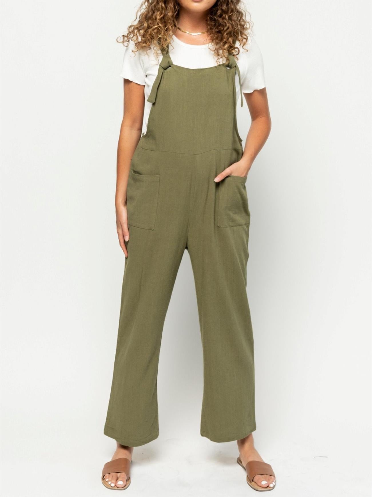 Women's Relaxed Wide Leg Jumpsuit