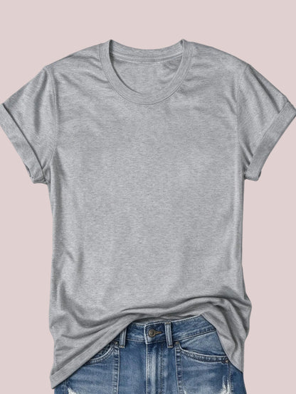 Women's Basic Crew Neck Short Sleeve T-Shirt 7 Pack