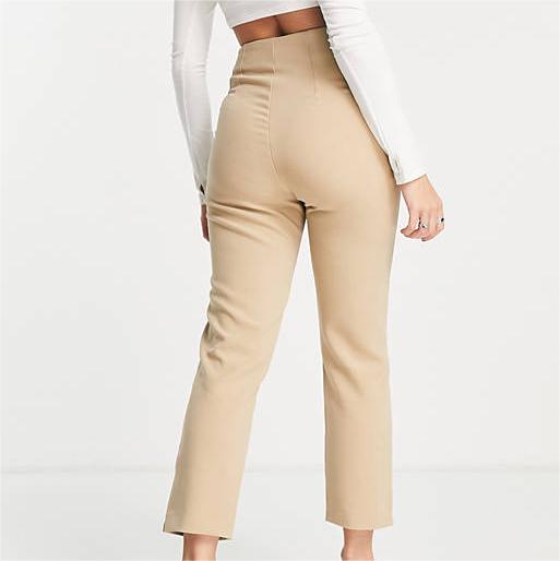 Multi-line Temperament High Waist Trousers