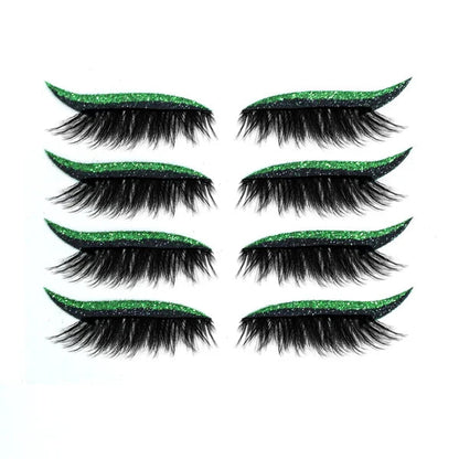 2022 New Reusable Eyeliner and Eyelash Stickers (4 Pairs)