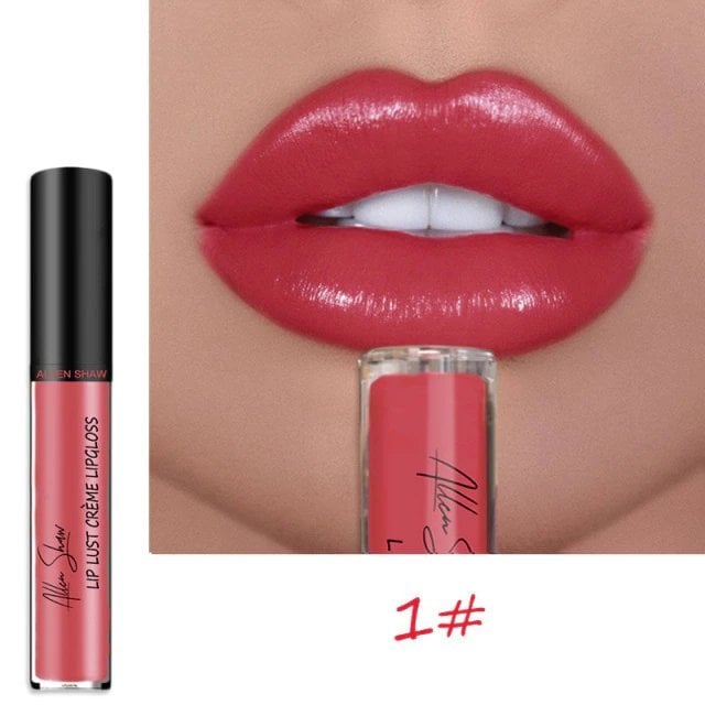 12 Color Cream Texture Waterproof Lipstick