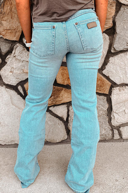 Classic Low Waist Flare Jeans