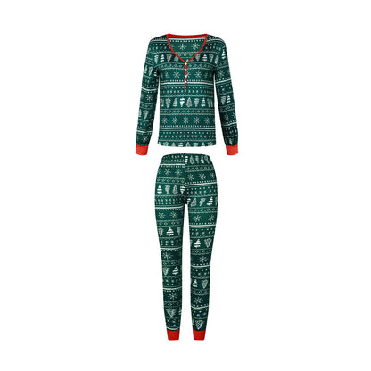 Green Family Pajamas 2-piece Set