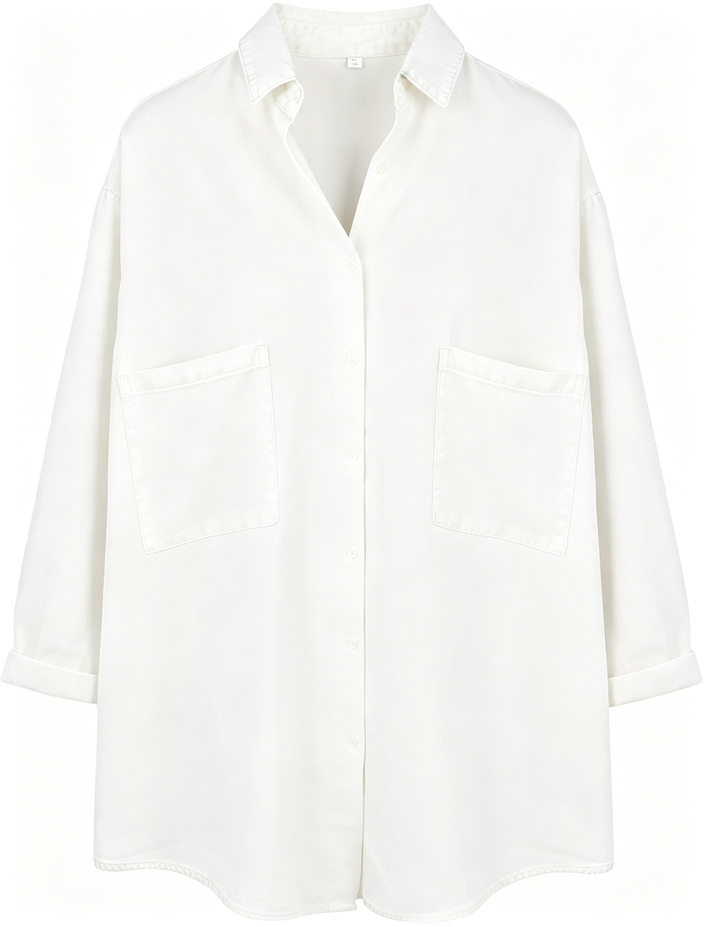 Women's Loose Pocket Denim Shirt Tops
