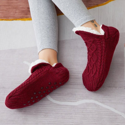 Winter Velvet Indoor Socks Slippers