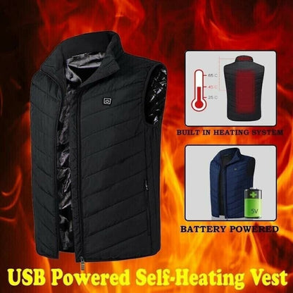 New Unisex Warming Heated Jacket/Vest🧥(Without rechargeable battery)