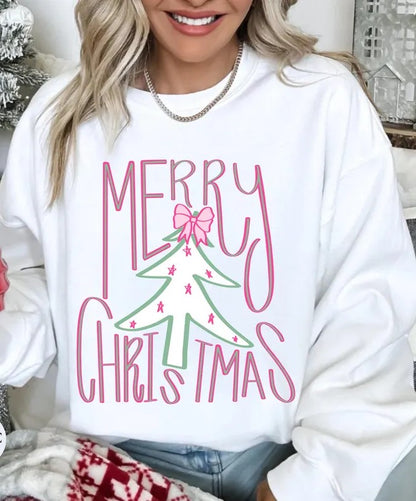 Retro Merry Christmas Sweatshirt