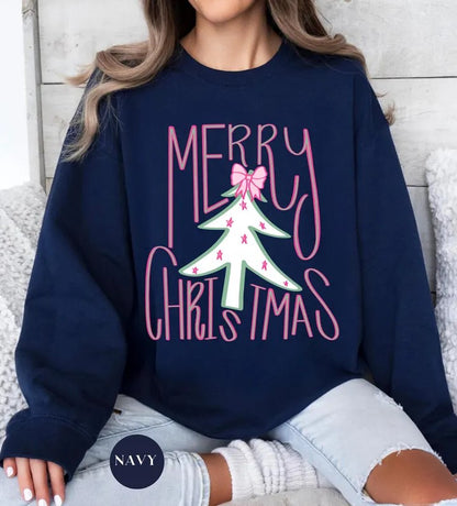 Retro Merry Christmas Sweatshirt