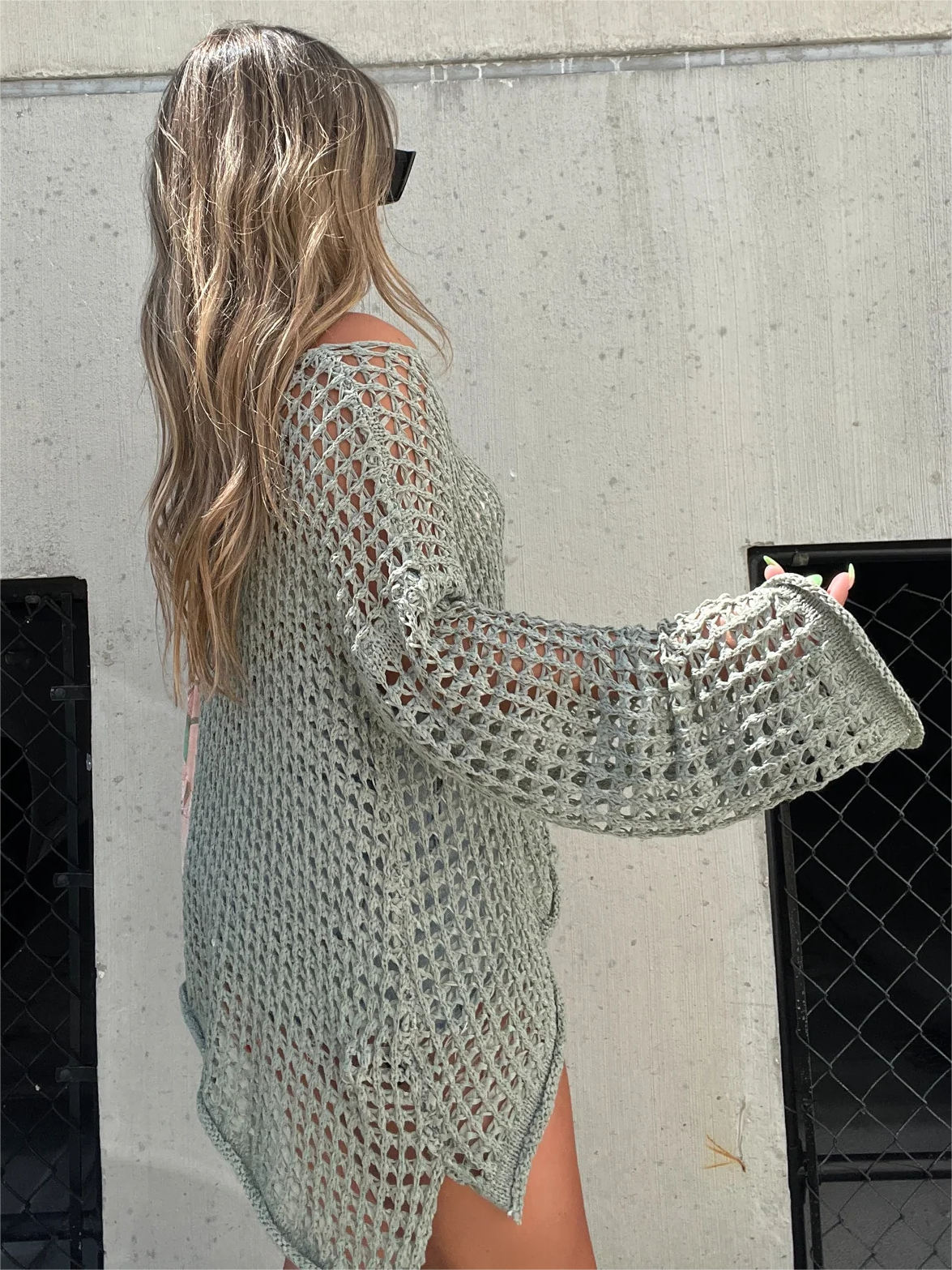 Women's Fashion Crochet Skeleton Blouse