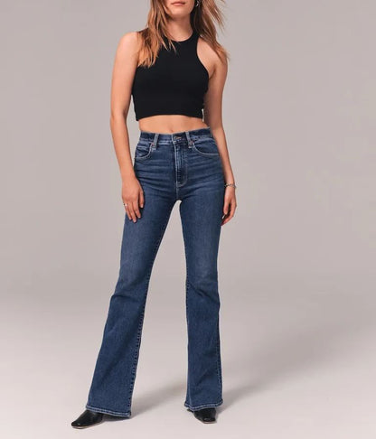 Women's Ultra High Rise Stretch Flare Jeans