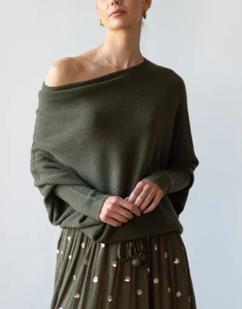 New Asymmetric Draped Jumper