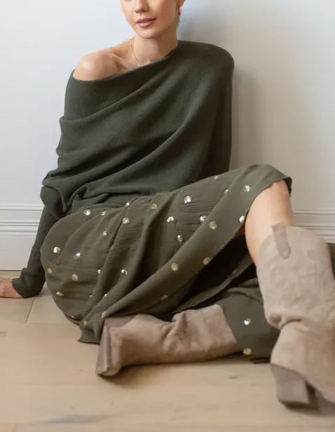 New Asymmetric Draped Jumper