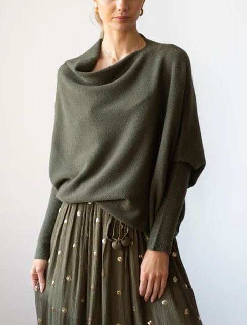 New Asymmetric Draped Jumper