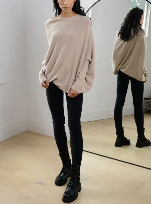 New Asymmetric Draped Jumper