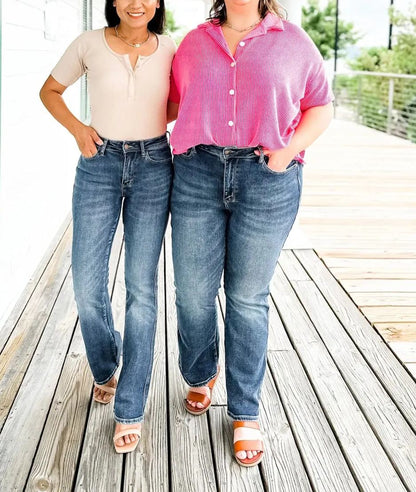 Hot Sale Tummy Control Bootcut Jeans