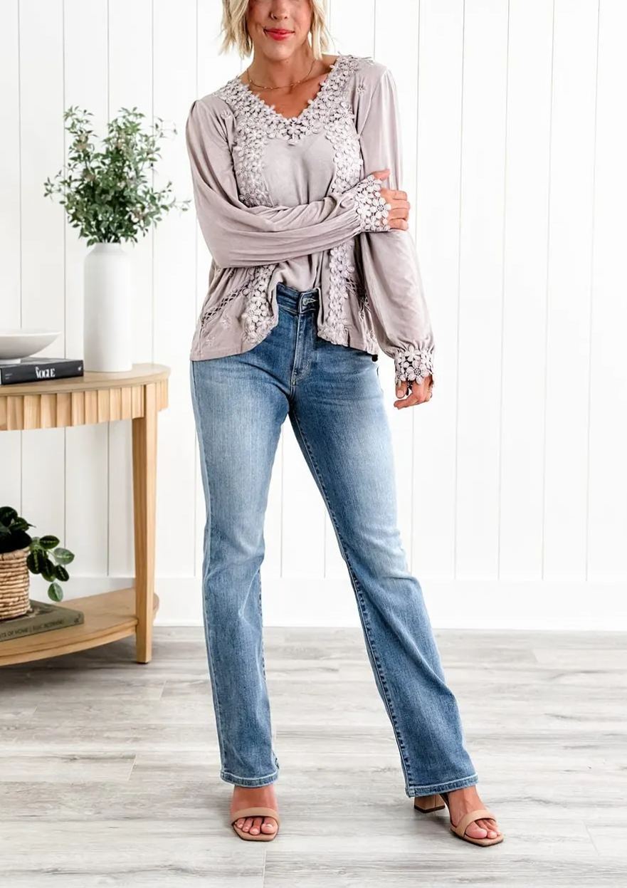 Hot Sale Tummy Control Bootcut Jeans