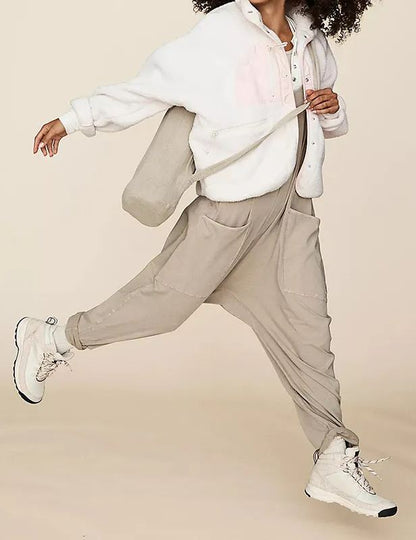 New Wide Leg Jumpsuit with Pockets